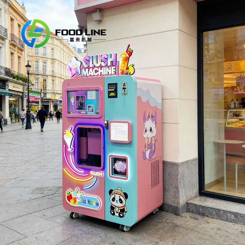 Slushie Machine Vending - 빠른 해동 슬러시 자판기 매뉴얼, 긴