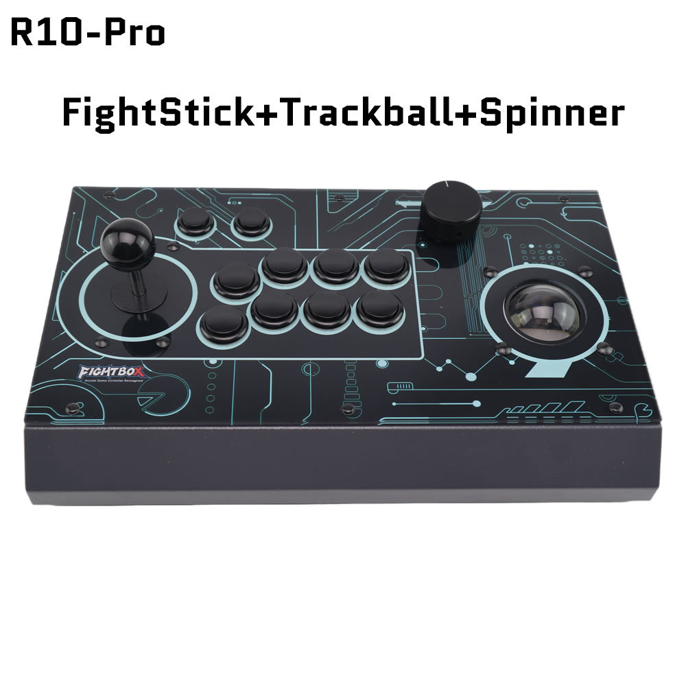 Trackball Controller Arcade - FightBox R10-PRO 아케이드 파이트 스틱 트랙볼&스피너