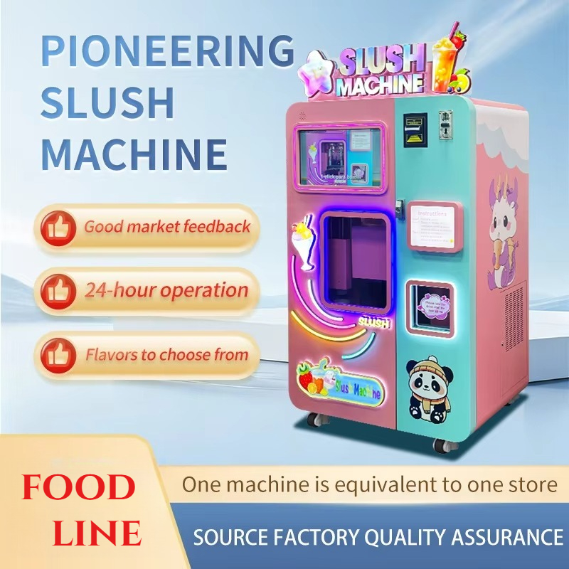 프리믹스 슬러시 자판기는 기성 상업용 슬러시 베이스 액 - Slushie Machine Vending 리뷰 및 가격