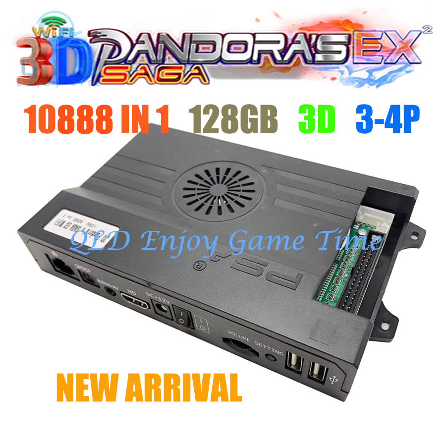 128GB 3D 판도라 사가 EX2 아케이드 박스 10 - Trackball Controller Arcade 리뷰 및 가격